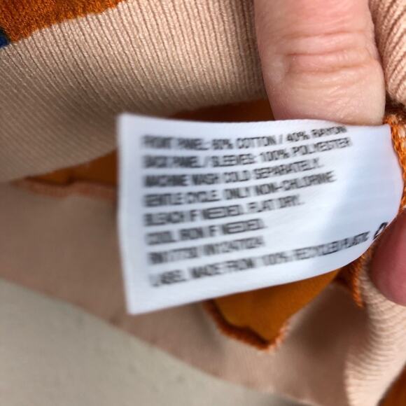 Phillip Lim For Target Animal Print Orange Sweater - Picture 5 of 7